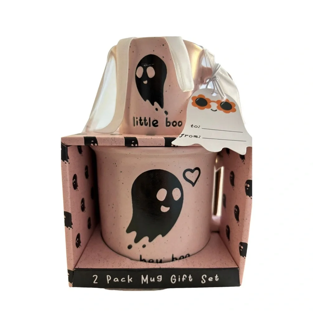 Halloween themed - 2 pack mug gift set NWT